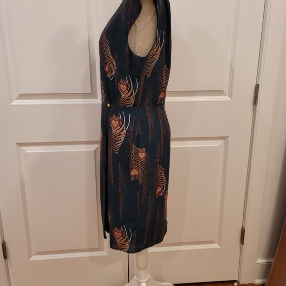 CORY Multicolor Semi Wrap dress, Size 10 - Picture 6 of 8